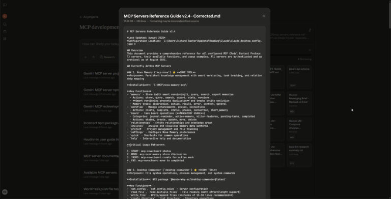 Gemini MCP for Claude Desktop (and, How to Install an MCP Server)